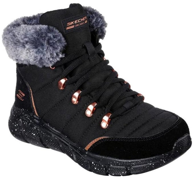 SKECHERS BOBS B FLEX Dames Trekkinglaarzen - Sneakers - Jolly Darling Zwart