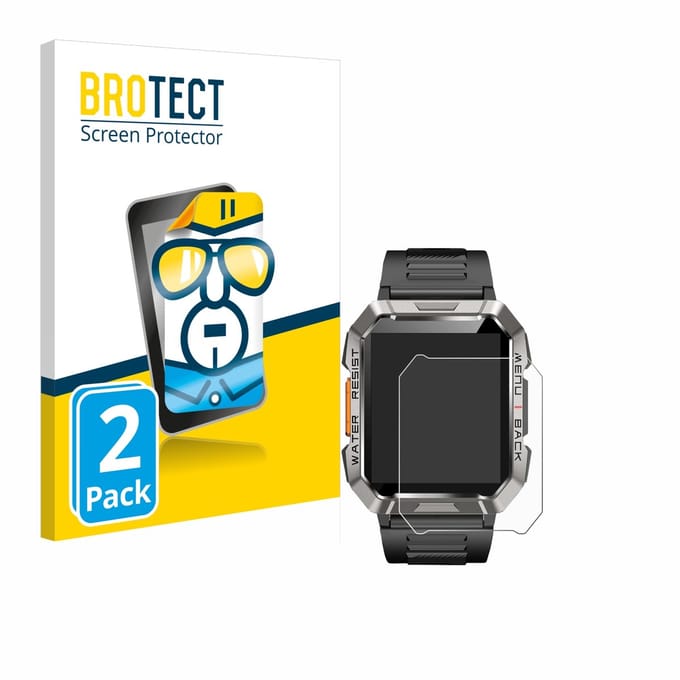 BROTECT - Screenprotector voor Baolubao W60 - Folie Beschermfolie transparant 2 Stuks