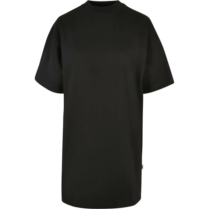 Urban Classics Vrouwen Oversized Dames Medium-lengte jurk - zwart - XS