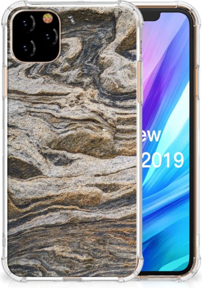 Apple iPhone 11 Pro Max Anti-Shock Hoesje Steen