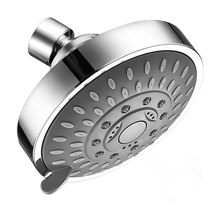 Douchekop 5 Modi Verstelbaar Roestvrij Staal G1/2 Badmondstuk voor Badkamer Toilet gray