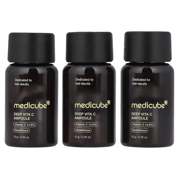 Medicube Deep Vita C Ampul (10g × 3 stuks) 1 pakje (10g × 3ea) black