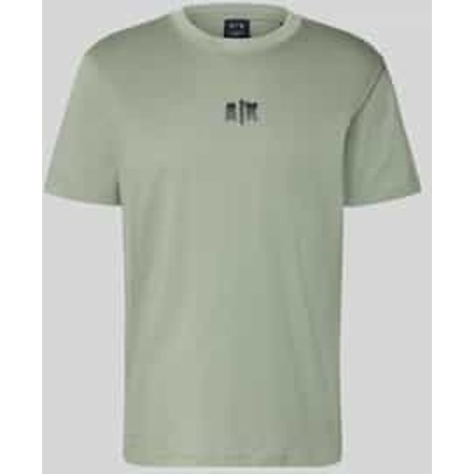 T-shirt met logo en ronde hals