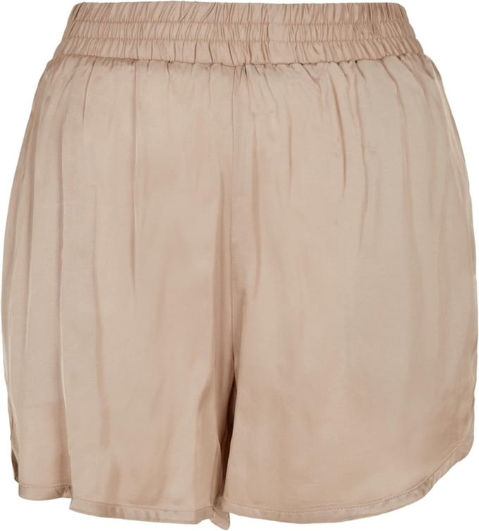 Urban Classics - Viscose Satin Resort Korte broek - S - Creme