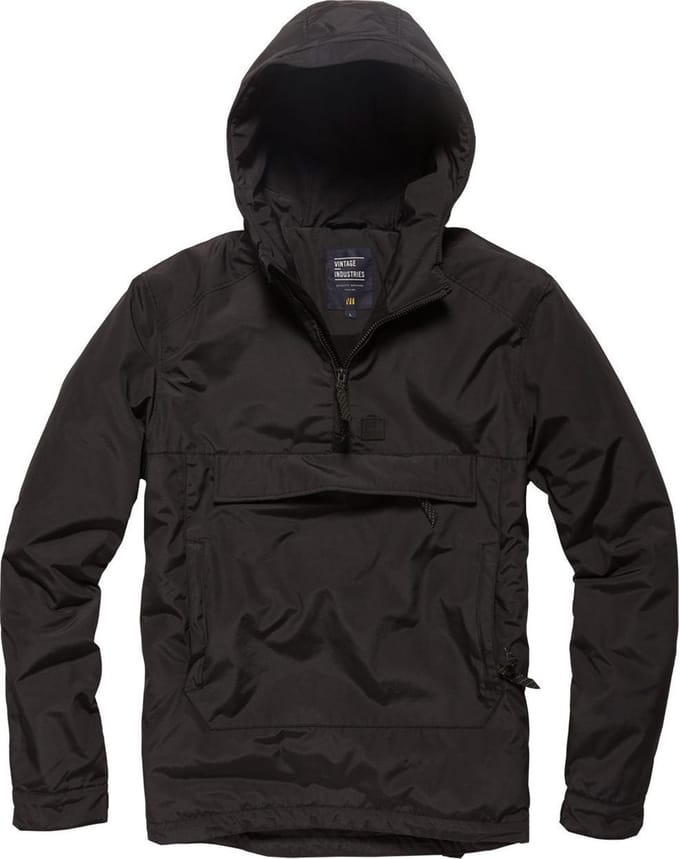 Vintage Industries Hopwood Winter Anorak black M
