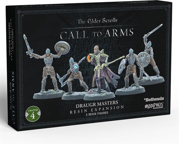 The Elder Scrolls: Call To Arms - Draugr Masters - Miniature Game - Ongeschilderd