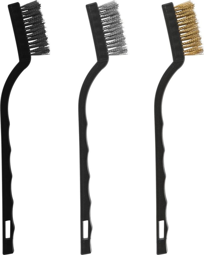 Handy - Mini Staalborstels - Set van 3 - Soldeerborstels - BPK