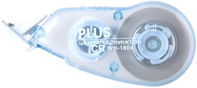 PLUS JAPAN correctieroller 4,2 mm x 12 m in glazen pot