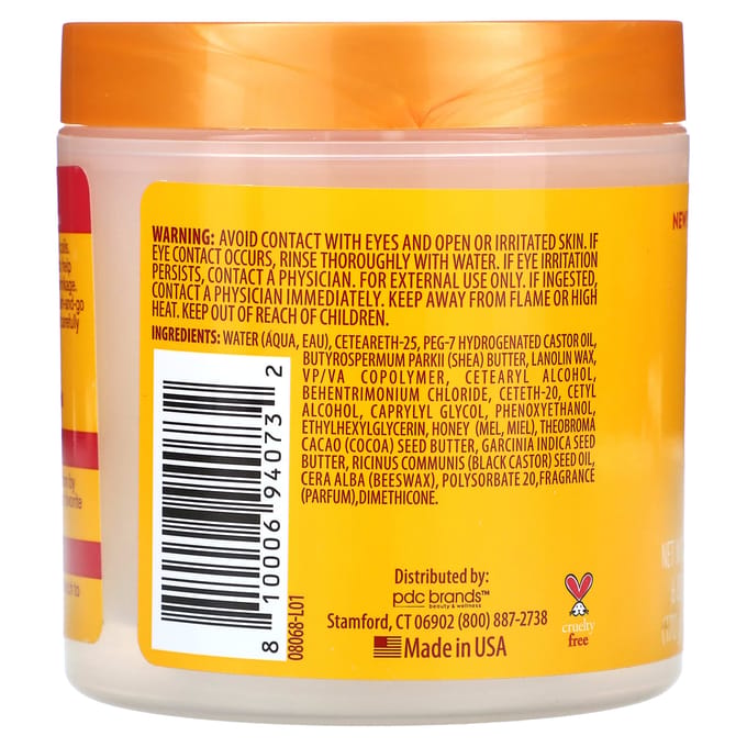 Cantu, Jamaicaanse Zwarte Ricinusolie, Krul Stretch Paste, 6 oz (170 gr) beige