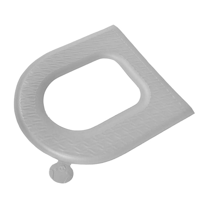 Coussin de siège de toilette Gris Housse Coussin avec Poignée Imperméable EVA Épaissi Confort Séchage Rapide gray