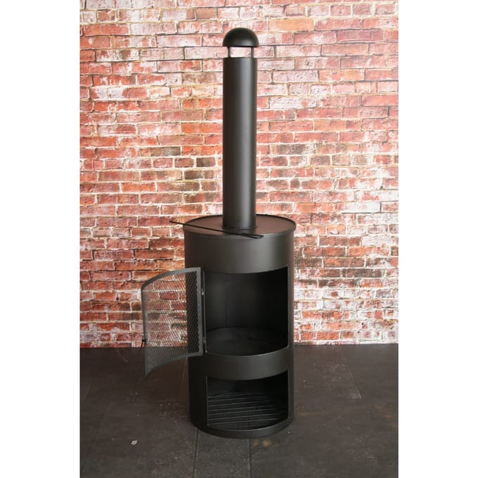 Intergard Tuinhaard houthaard drumpot 45x158cm