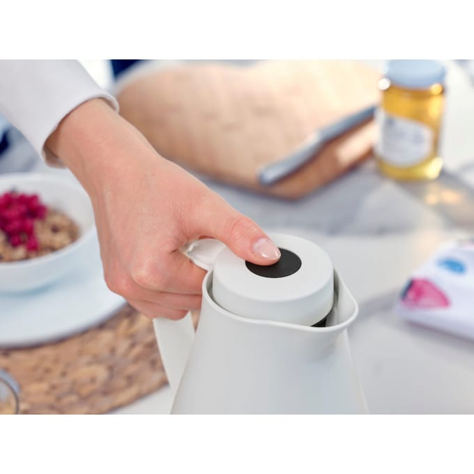Leifheit Harmonic thermoskan - 1 liter - wit