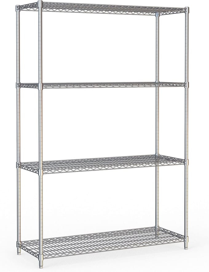 STELLING 4 LEVELS 1200 DEMONTABEL - Combisteel 7530.0010 - Horeca & Professioneel