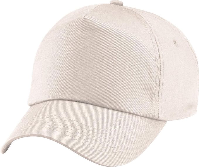 Beechfield Uniseks Effen Originele  Baseball Cap met 5 panelen (Oranje)