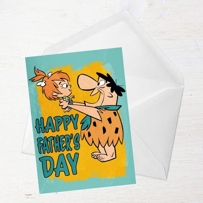 Flintstones Happy Father's Day Greetings Card - Standard Card