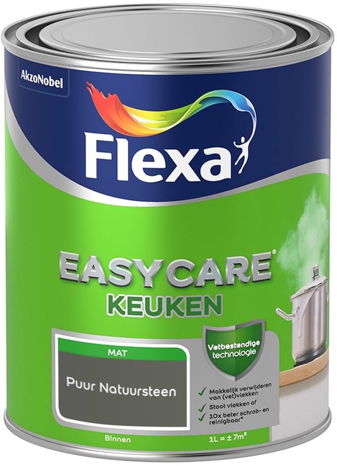 Flexa - Easycare Keuken - Puur Natuursteen - Mengverf - 1 L