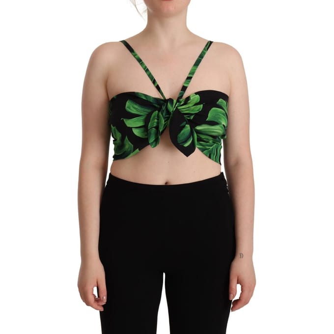 Geprinte Crop Top Tsh7637