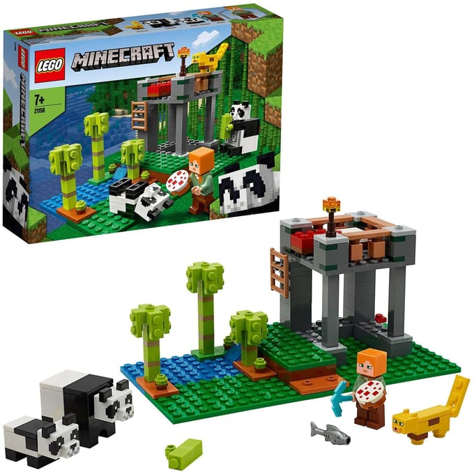 LEGO Minecraft Het pandaverblijf 21158