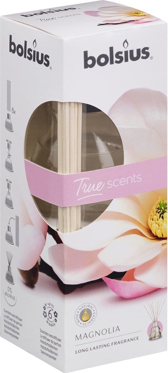 Bolsius True Scents Magnolia Geurstokjes - 45ml