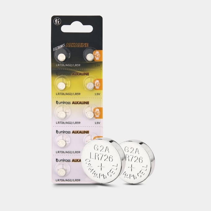 Uniross Alkaline Coin Cells AG2 10 pack
