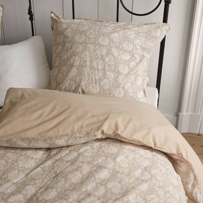 LOBERON Beddengoed Jouvenay bruin/beige