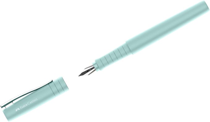 Faber-Castell vulpen - Poly Pen - penpunt B - caribic blue - FC-241010