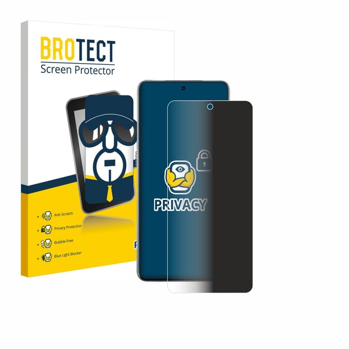 BROTECT - privacy screenprotector voor Oppo Find X8s+ - Folie Beschermfolie Blauwlichtfilter