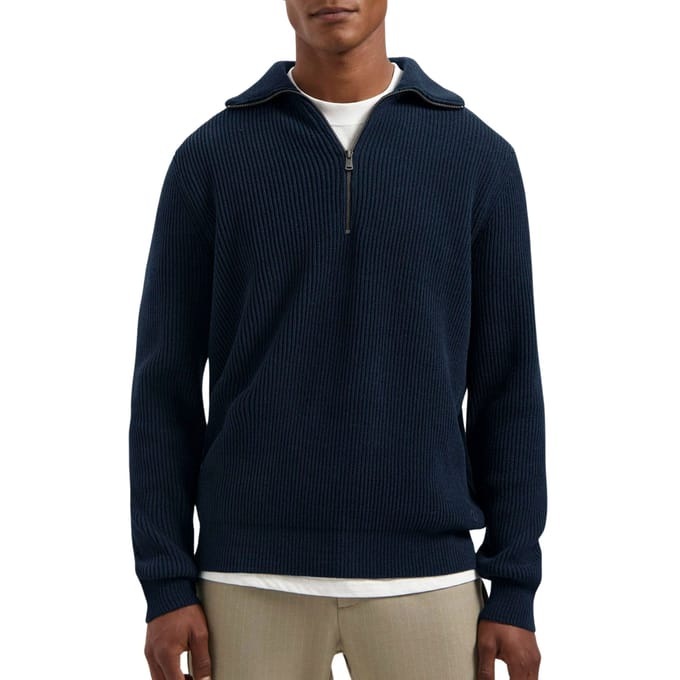 Dstrezzed Josiah Skipper Half Zip Sweater Heren - Maat M