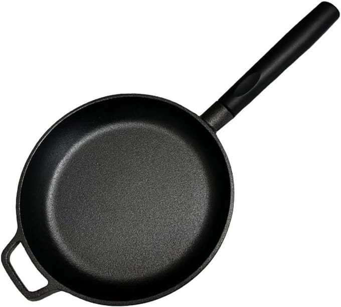 Pannenkoekenpan - Koekenpan - Lekker Koken - Antiaanbaklaag - 26CM - Zwart