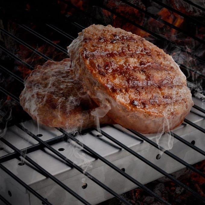 Buiten BBQ RVS Vlees Grill Smoker Box Benodigdheden voor Houtskool brown