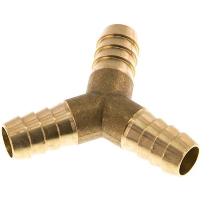 13 mm Messing Y-Slangkoppeling