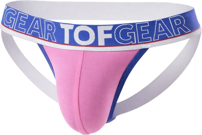 TOF Paris Champion Jockstrap Pink - MAAT S - Heren Ondergoed - Jockstrap voor Man - Mannen Jock