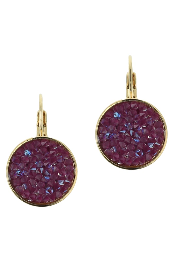 OTAZU Classic Rocks Earrings Light Amethyst Größe: OS | Ohrringe Outlet | Damen | Violett