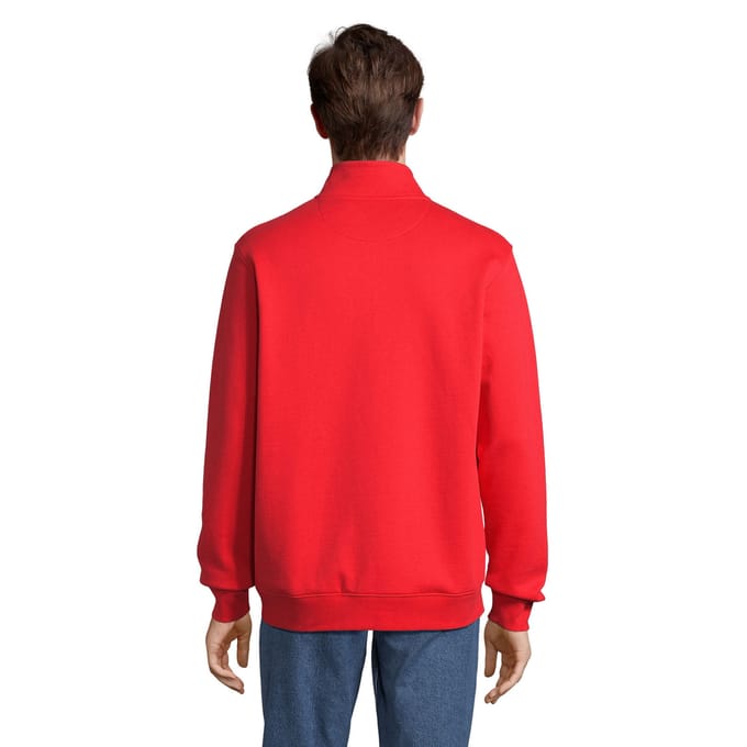 SOLS Cooper Full Zip jas voor volwassenen (Helder rood)