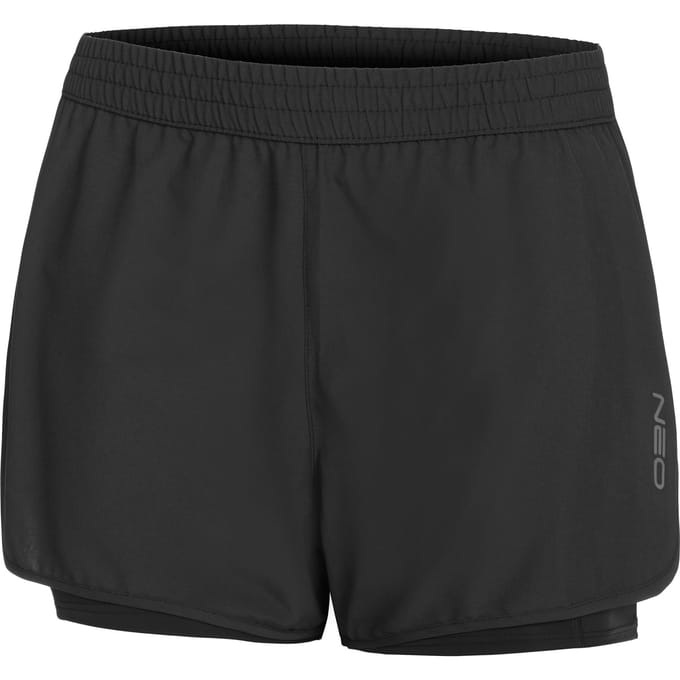 NEO Flyweight TEK 2in1 Hardloopshorts Dames-Zwart