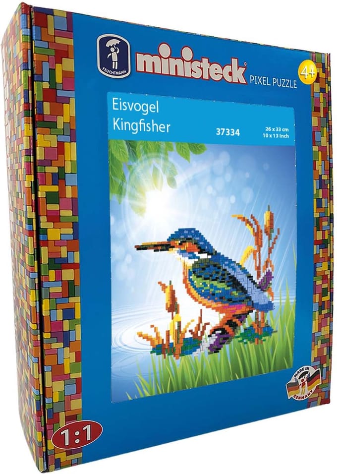 Ministeck mozaïek speelgoed Kingfisher XL Box 1300 stuks creatief.