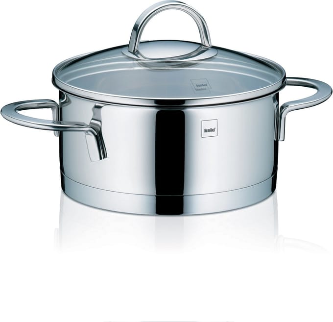 Kookpan laag 16 cm - RVS - Kela | Cailin