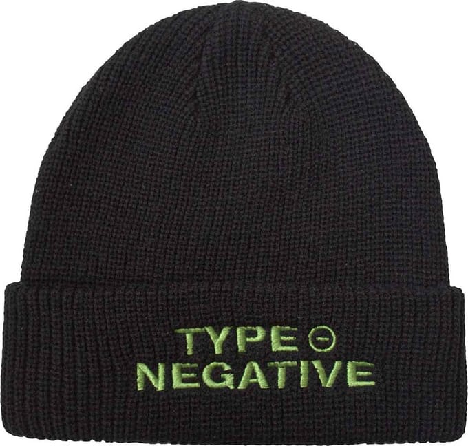 Type O Negative - Text Logo Beanie Muts - Zwart