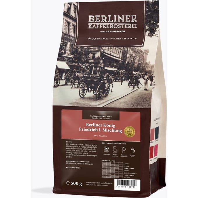 Berliner Kaffeerösterei Berlijn Koning Frederik I Blend 500g