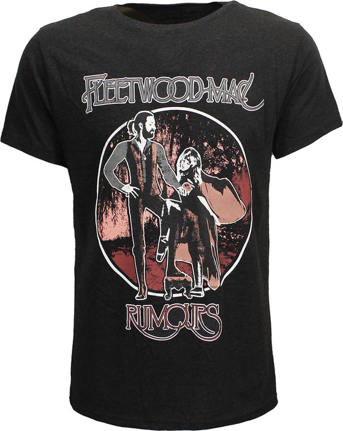 Fleetwood Mac Rumours Stevie & Mick Vintage T-Shirt - Officiële Merchandise - S