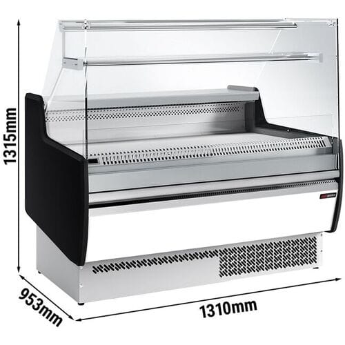 GGM Gastro Kühltheke - 1310mm - 1 Ablage - Frontblende Weiß