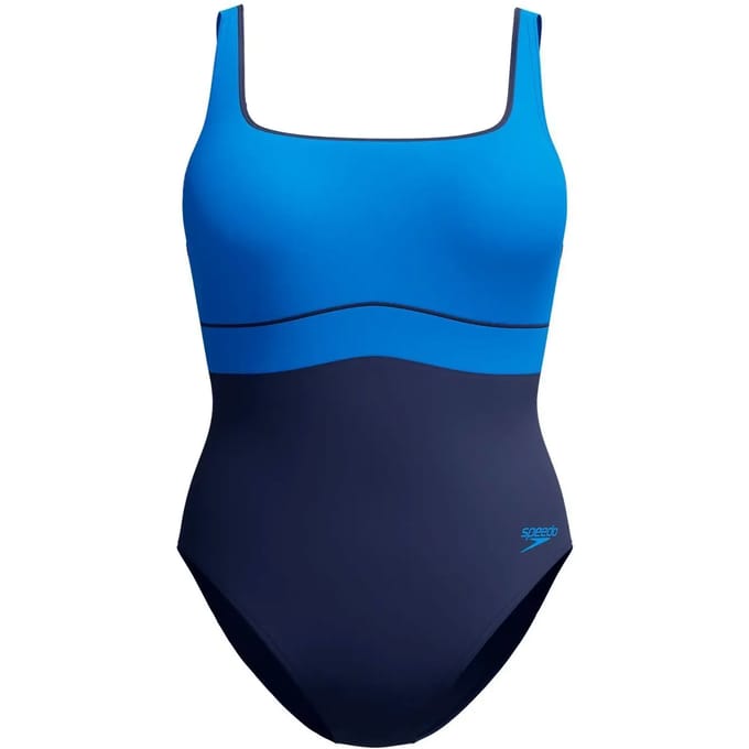 Speedo dames contour eclipse shaping badpak blauw - maat 46