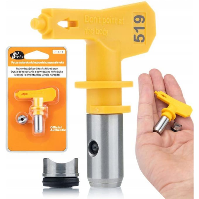 Rosfix Spuitmond Ultra Spray Model 519 - Wolframcarbide 25 Cm Spuitbreedte met Afdichting
