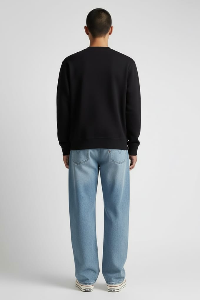 Dsquared2 Sweatshirt Black Größe: L | Pullover Outlet | Herren | Schwarz