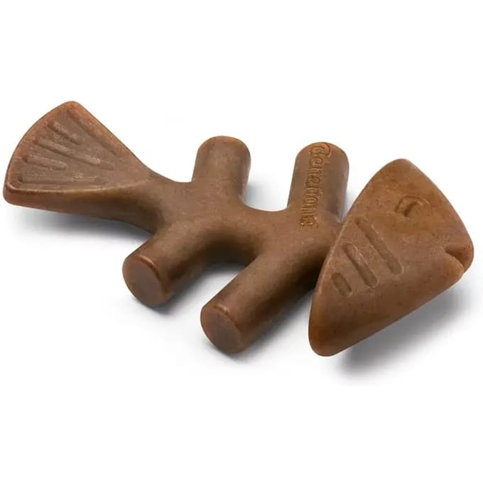 Benebone Fishbone Medium ca. L 18 x B 11,5 cm Kauwspeeltje voor honden