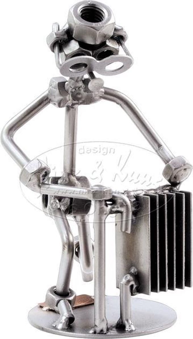 Hinz & Kunst smeedwerkfiguur beroep "Chauffage installateur"