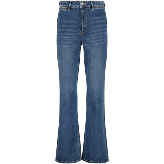 RAIZZED Oasis Jeans Dark Blue Stone Maat: W23L32 | Flared Jeans Outlet | Dames | Blauw