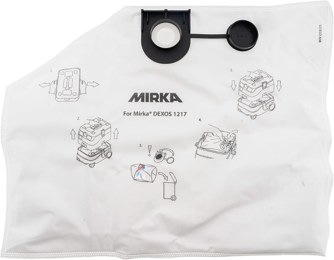 MIRKA DEXOS 1217 Fleece Stofzak - 5 stuks