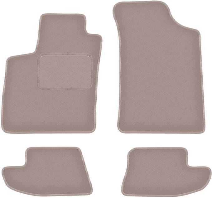 Beige velours matten voor: Bentley Continental GT V8 (2013-2022)