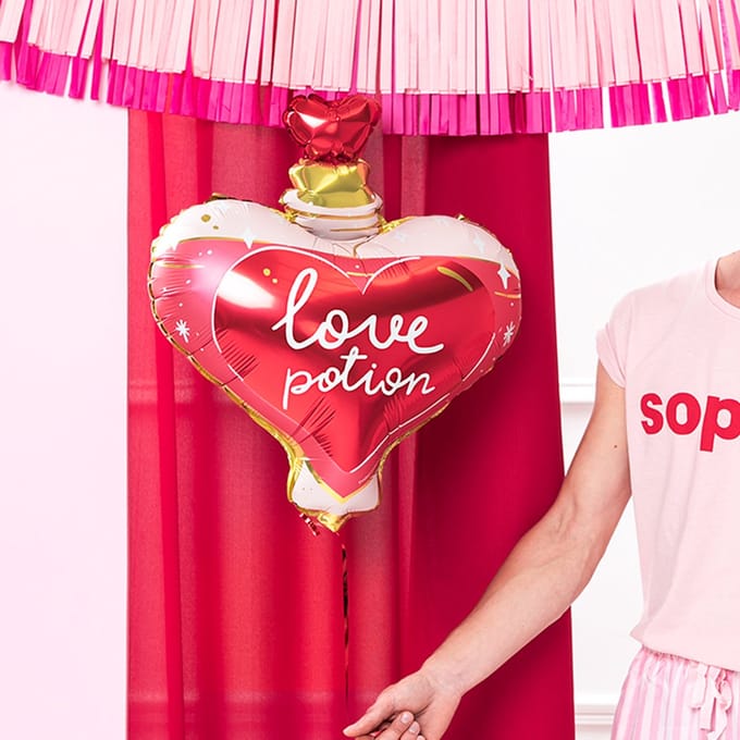 Partydeco - Folieballon Love toverdrank 54 x 66 cm